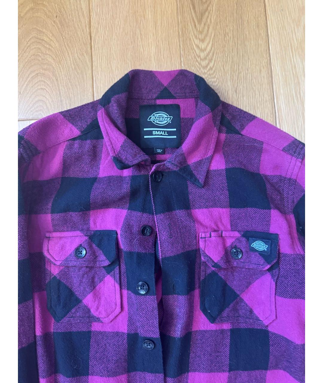 VANS Фиолетовая хлопковая кэжуал рубашка, фото 2