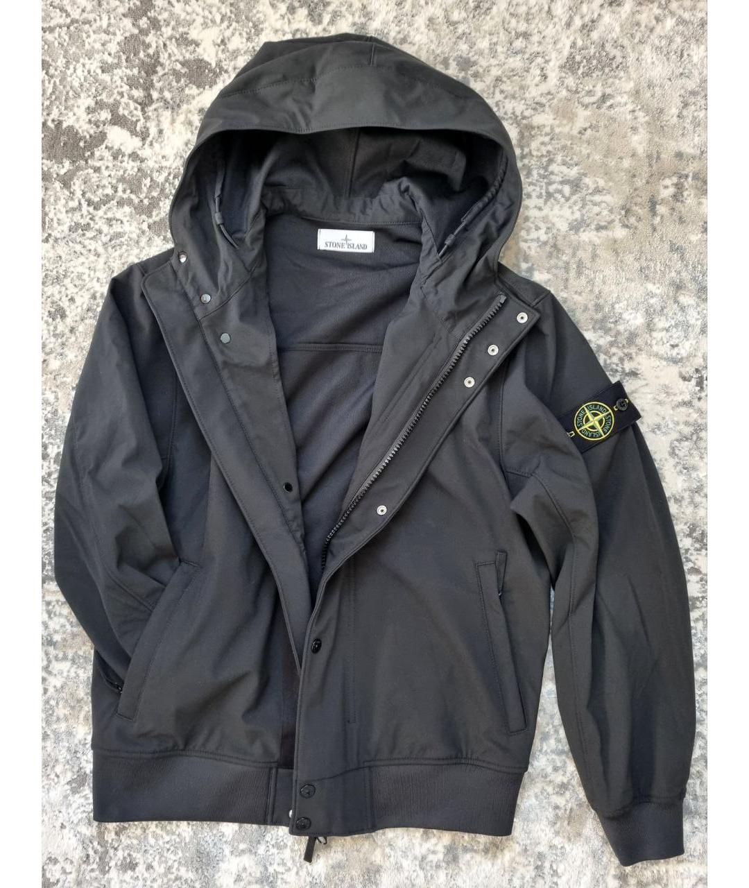 STONE ISLAND Черная куртка, фото 7