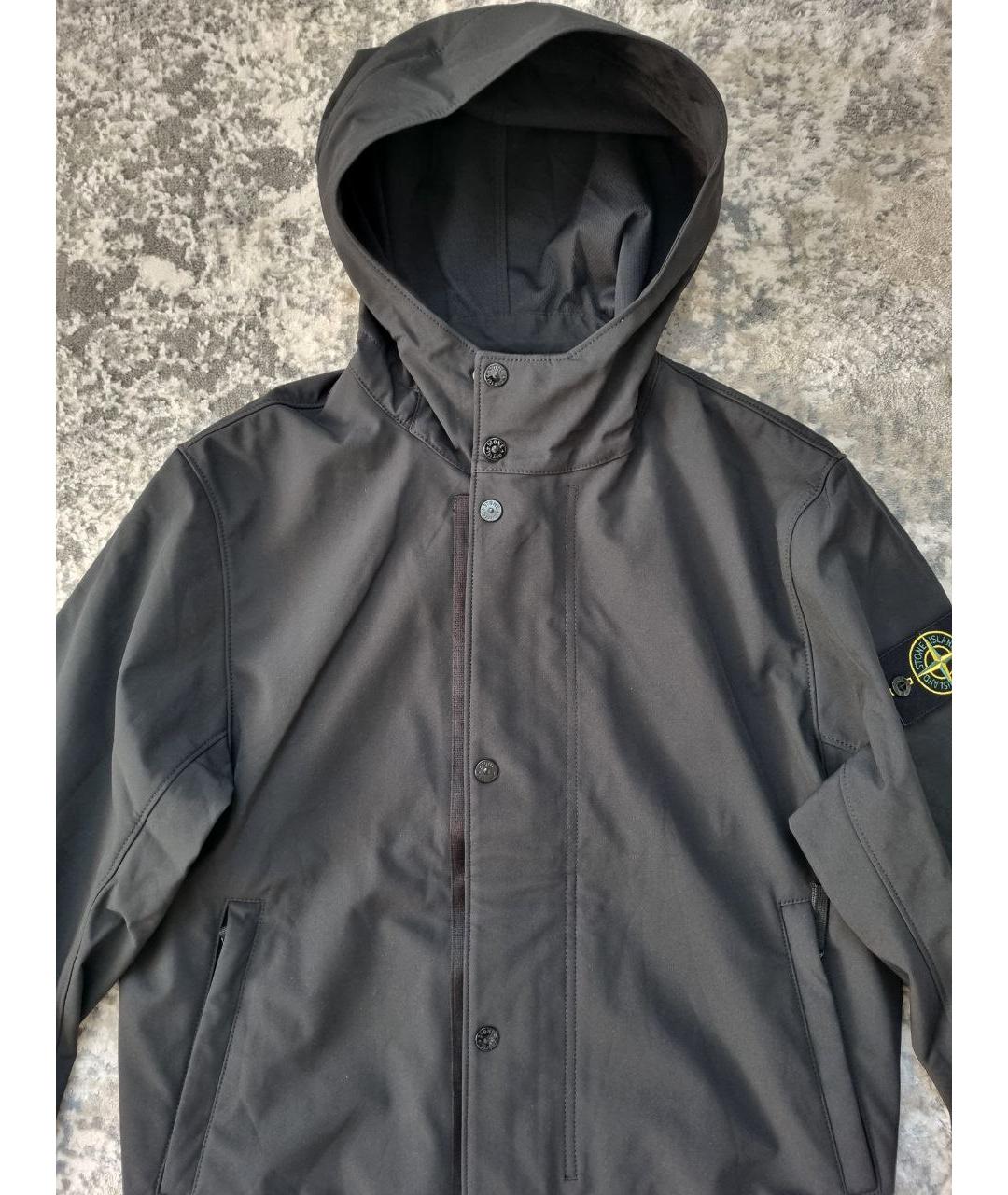 STONE ISLAND Черная куртка, фото 6