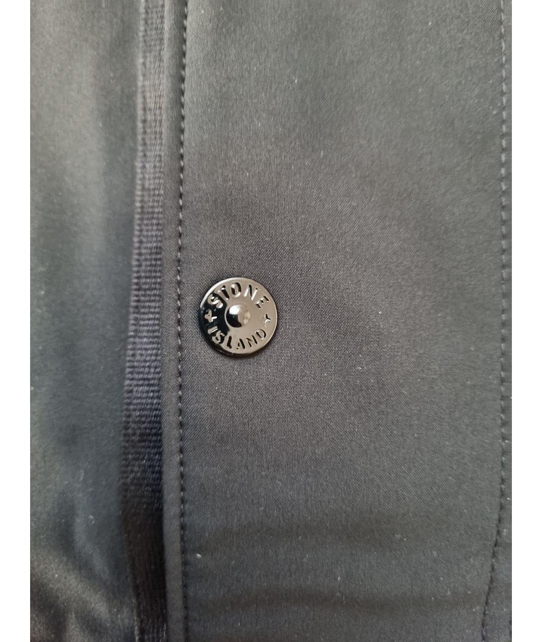 STONE ISLAND Черная куртка, фото 5