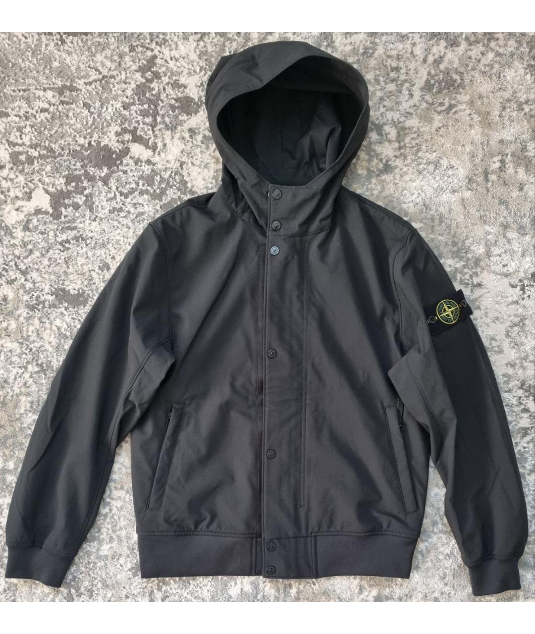 STONE ISLAND Черная куртка, фото 3
