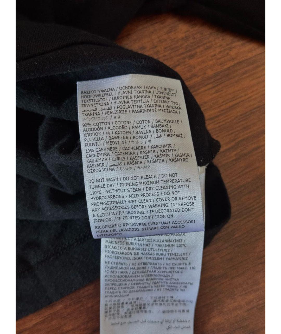 JIL SANDER Черный хлопковый джемпер / свитер, фото 5