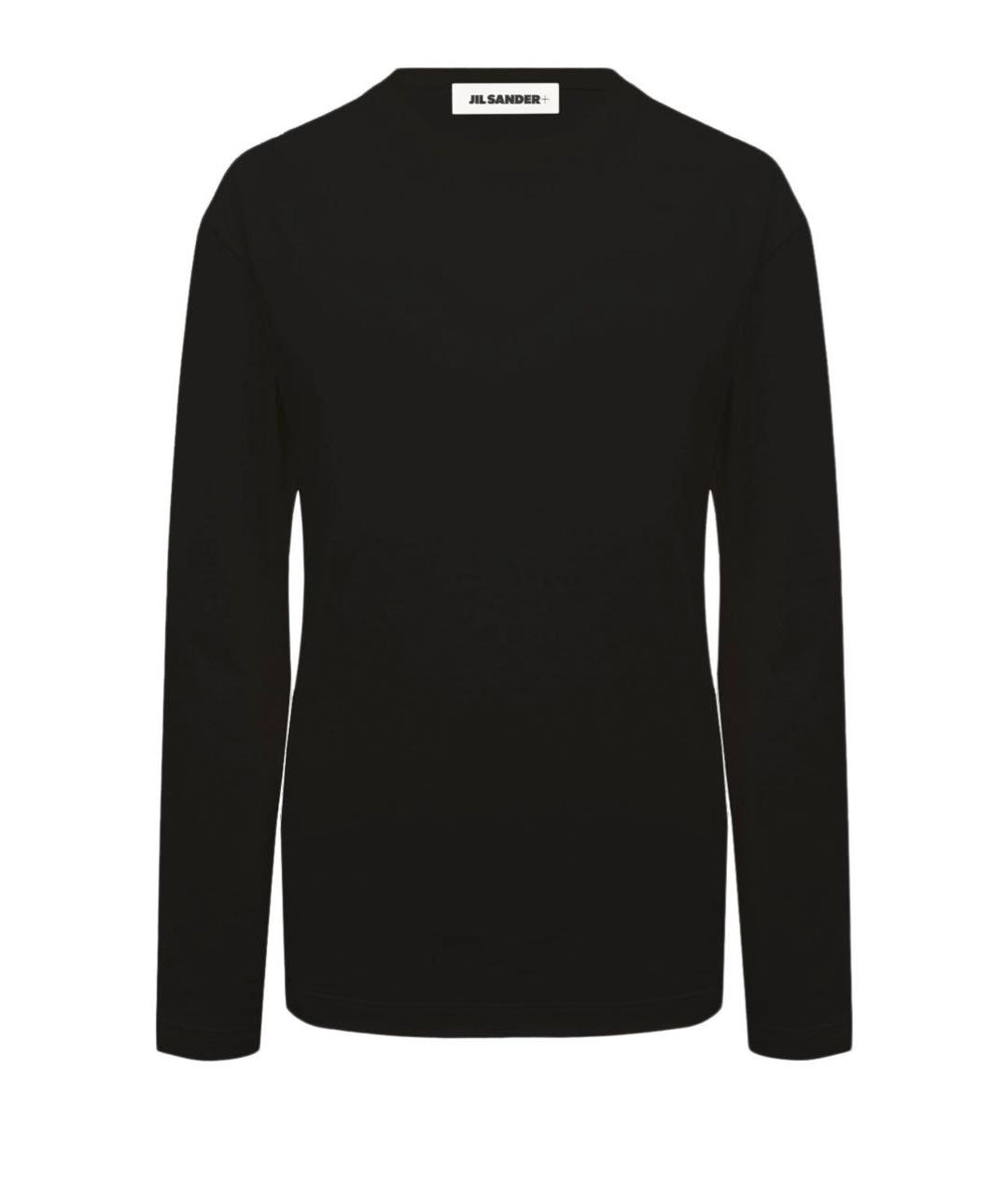 JIL SANDER Черный хлопковый джемпер / свитер, фото 7