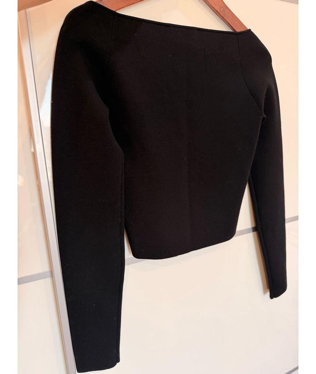 NINA RICCI Черный полиэстеровый джемпер / свитер, фото 4