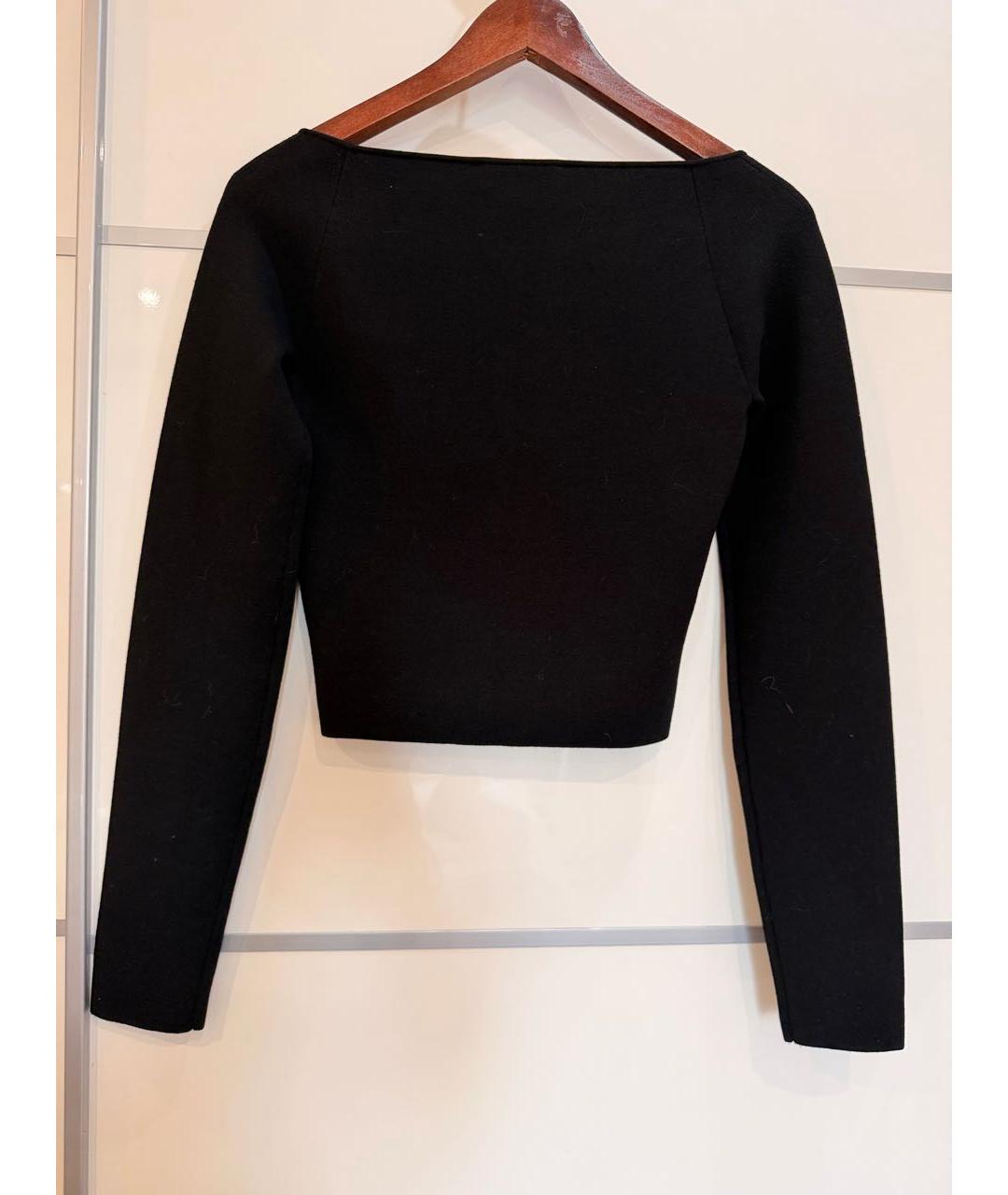 NINA RICCI Черный полиэстеровый джемпер / свитер, фото 3