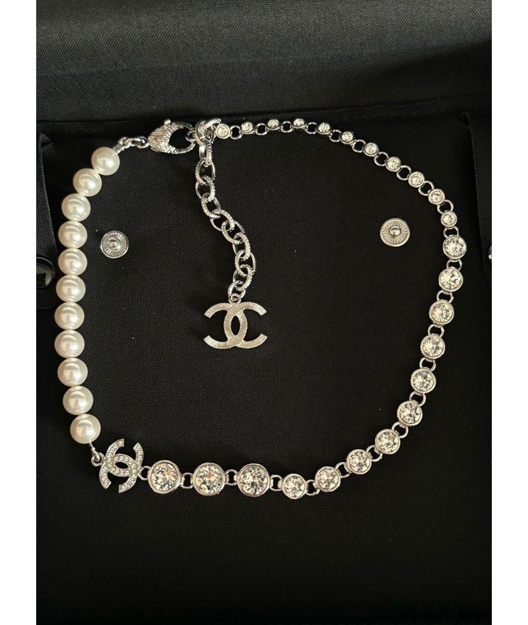 CHANEL Белая жемчужная подвеска, фото 2