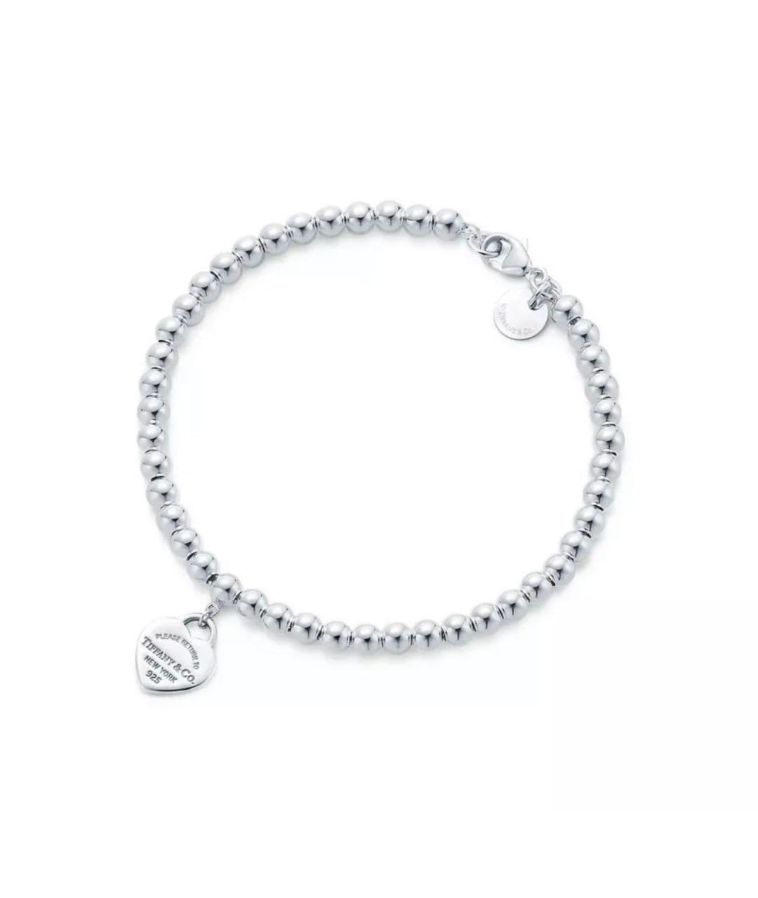TIFFANY&CO Серебрянный серебряный браслет, фото 5