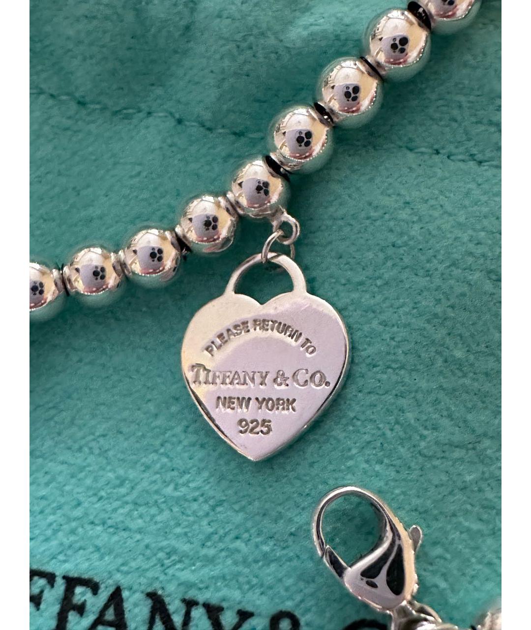TIFFANY&CO Серебрянный серебряный браслет, фото 3