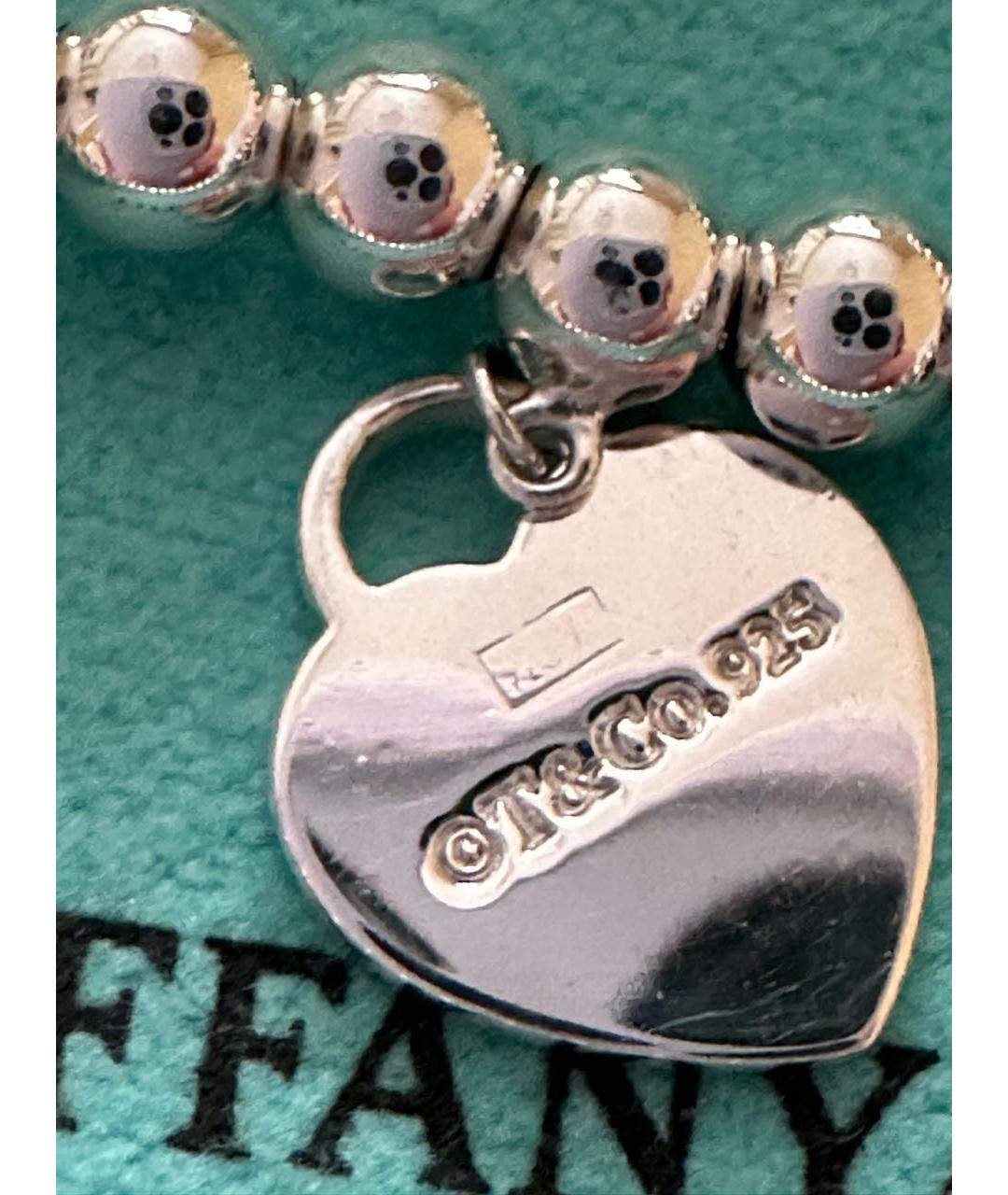 TIFFANY&CO Серебрянный серебряный браслет, фото 4