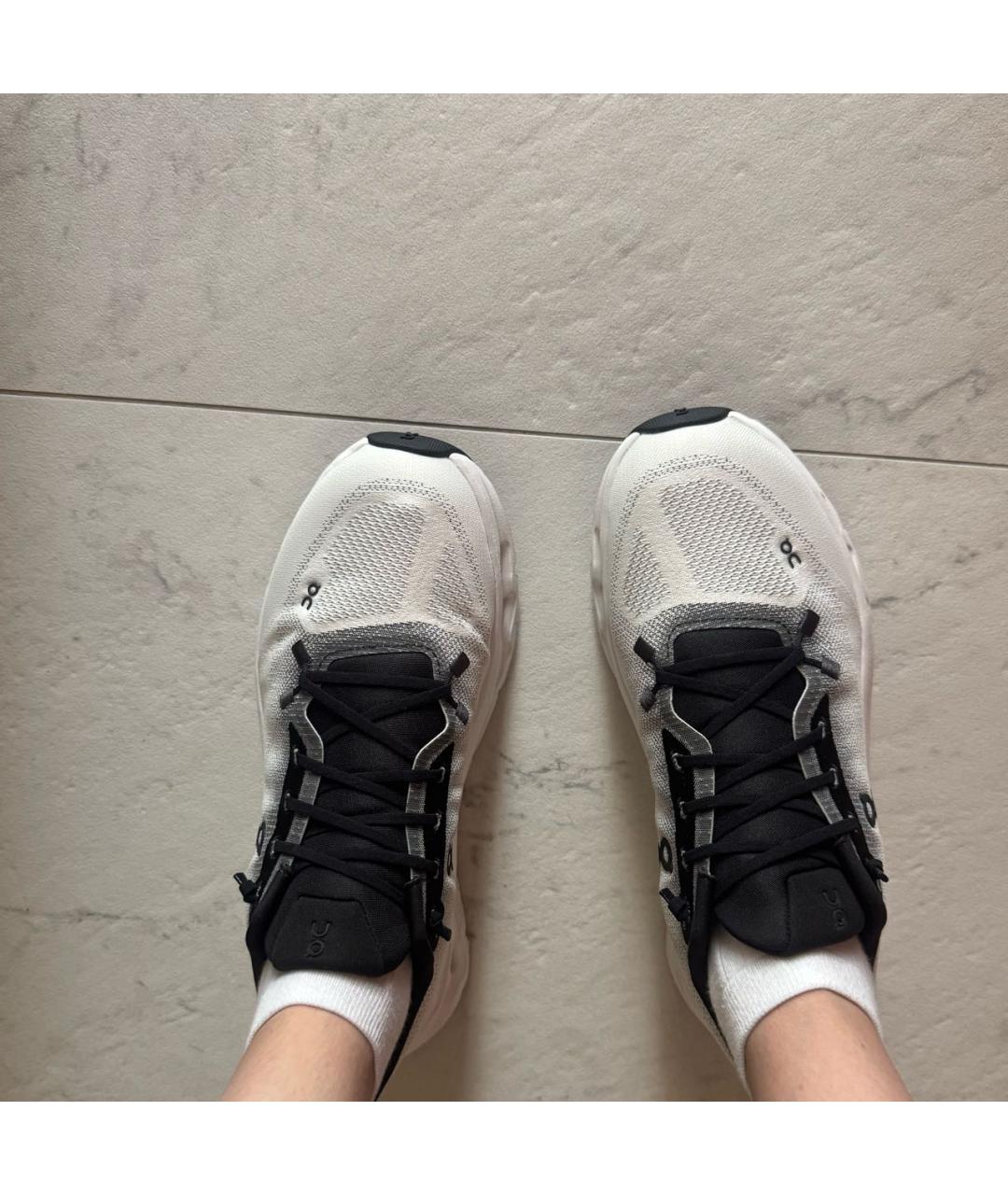 ON Белые текстильные кроссовки, фото 3