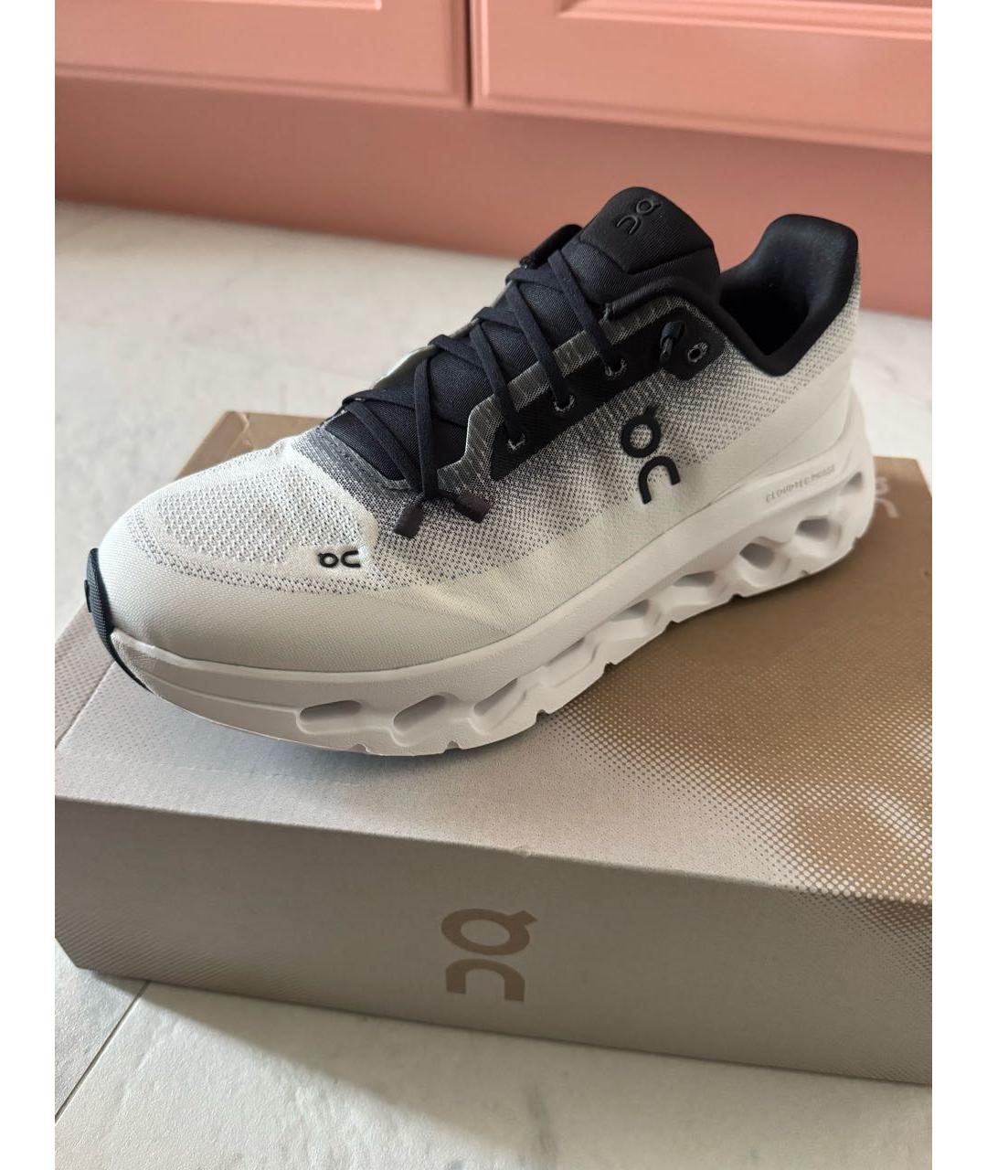 ON Белые текстильные кроссовки, фото 5