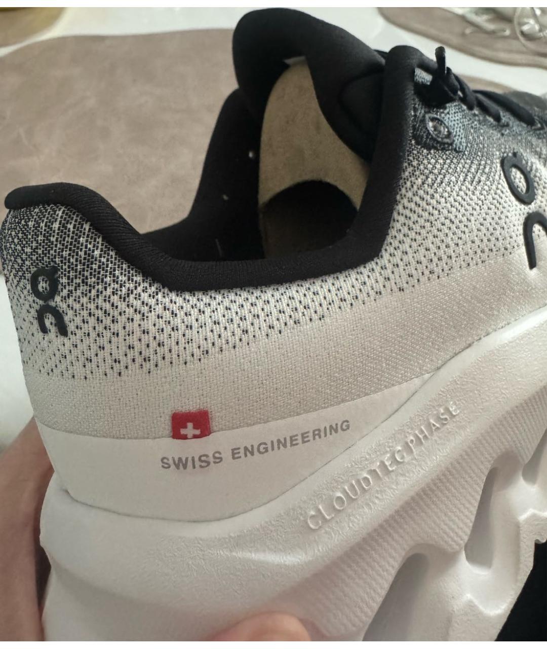 ON Белые текстильные кроссовки, фото 4