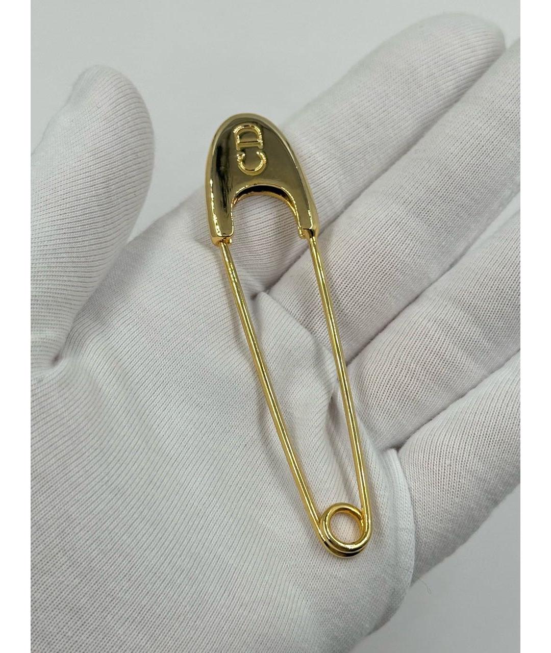 CHRISTIAN DIOR Золотая позолоченная булавка / брошь, фото 4