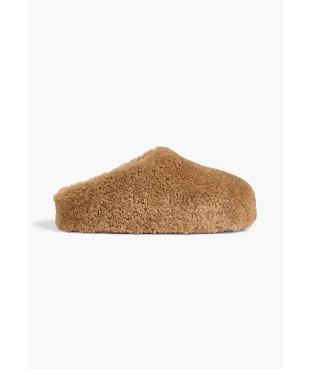 Amina Muaddi Коричневые мюли, фото 5