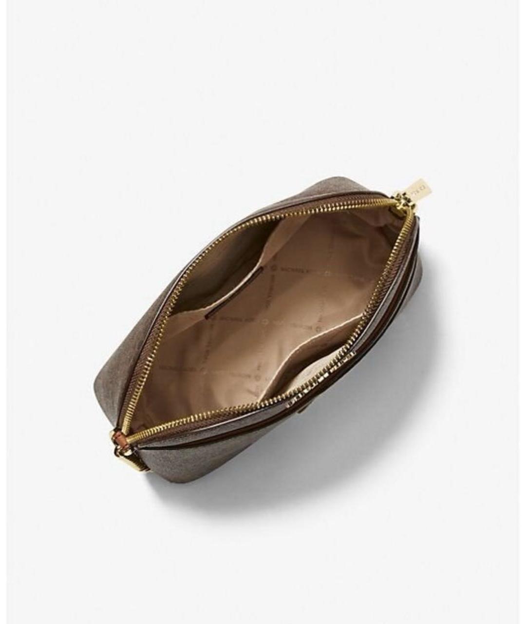 MICHAEL KORS Коричневая сумка через плечо из искусственной кожи, фото 4