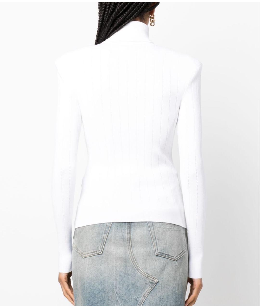 BALMAIN Белый джемпер / свитер, фото 3