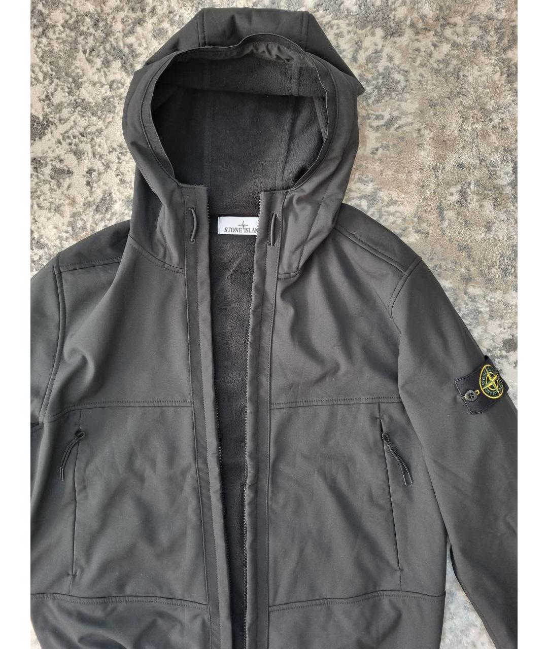 STONE ISLAND Черная куртка, фото 7