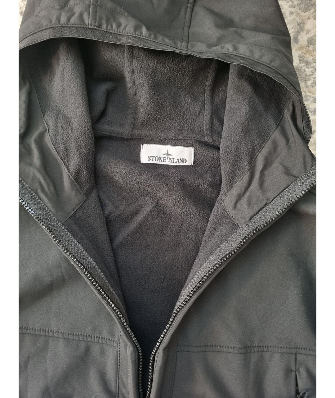 STONE ISLAND Черная куртка, фото 5
