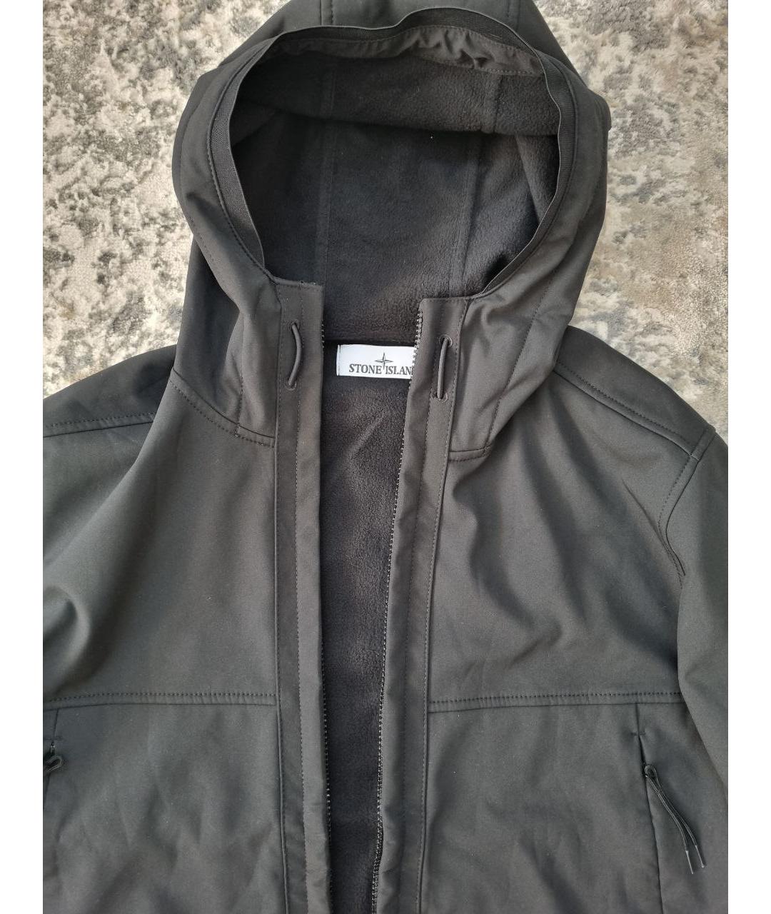 STONE ISLAND Черная куртка, фото 2