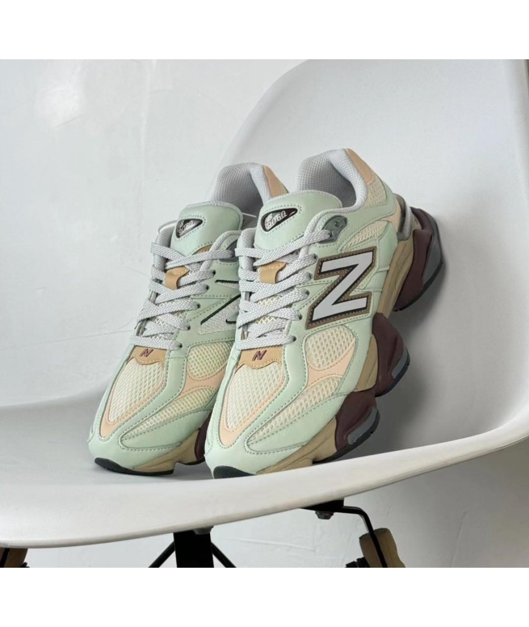 NEW BALANCE Салатовые синтетические кроссовки, фото 5