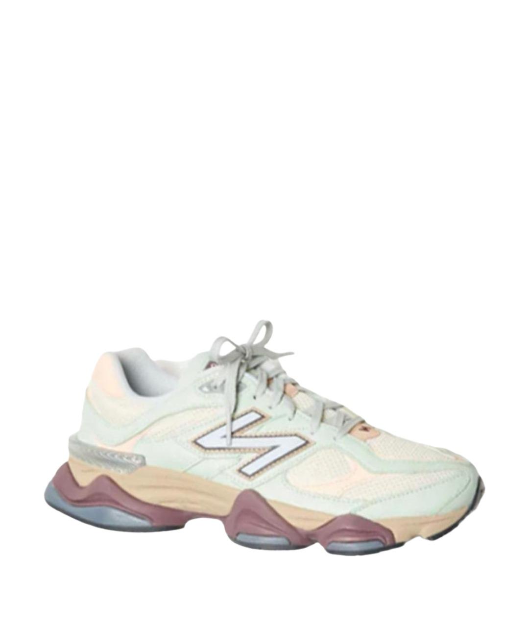 NEW BALANCE Салатовые синтетические кроссовки, фото 1
