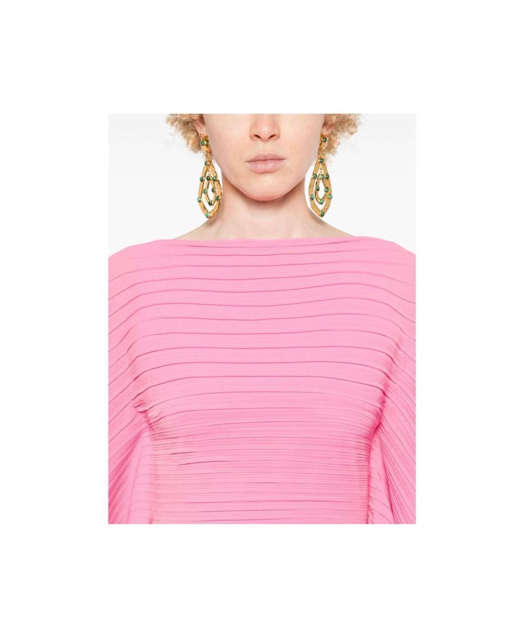 SOLACE LONDON Розовое полиэстеровое вечернее платье, фото 4