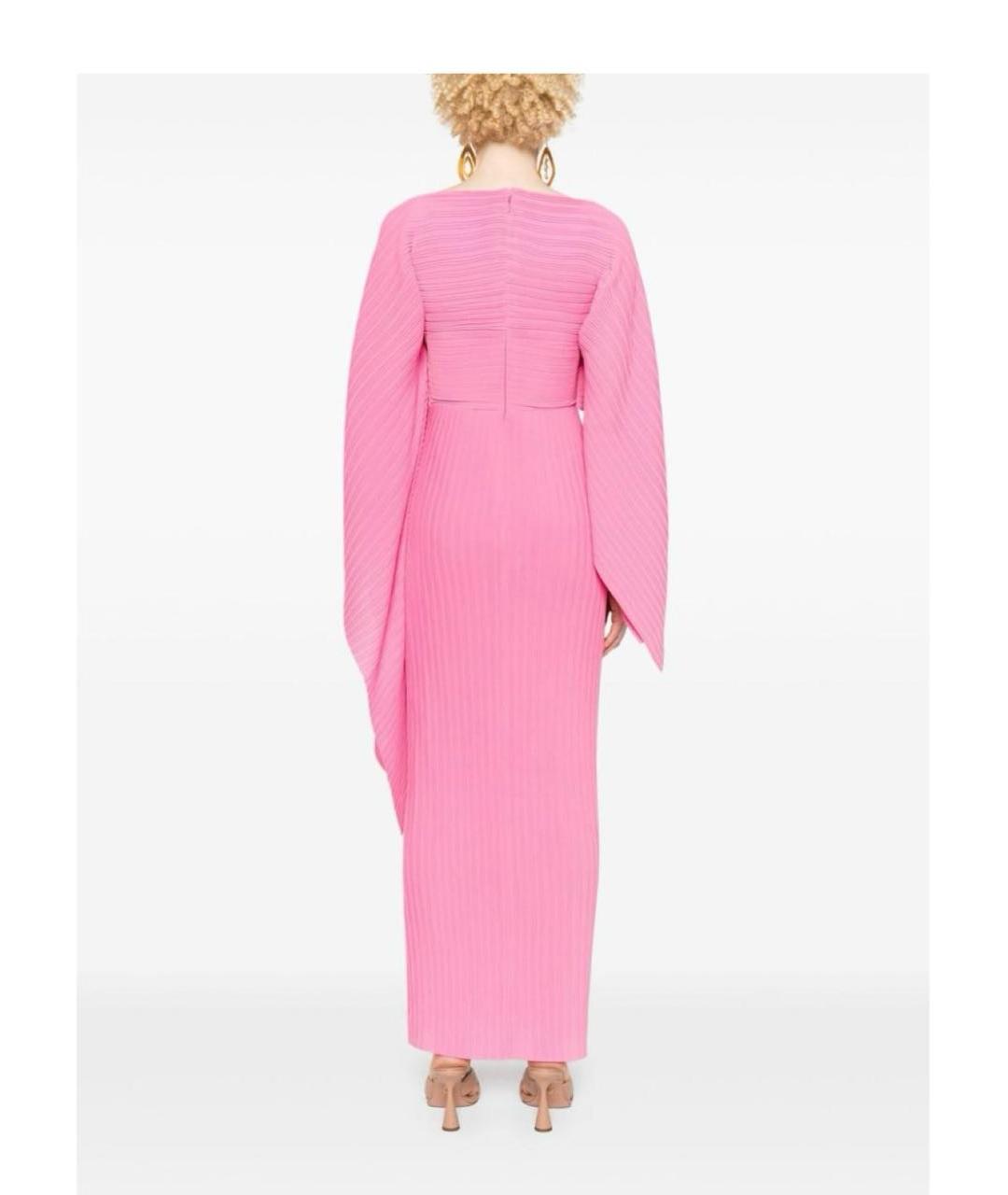 SOLACE LONDON Розовое полиэстеровое вечернее платье, фото 2