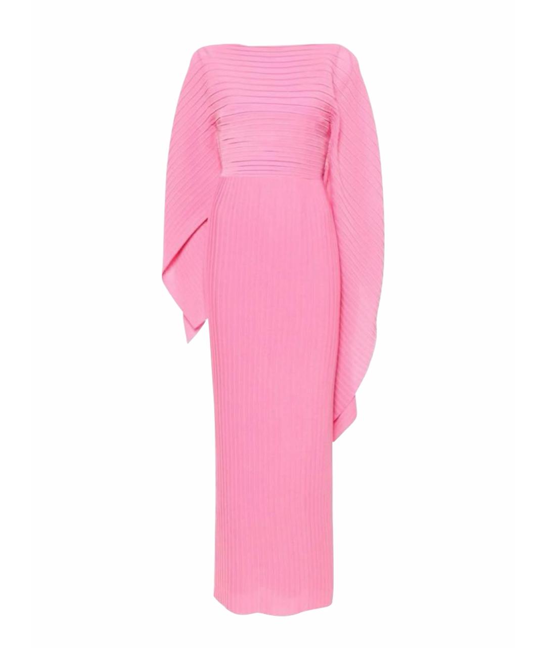 SOLACE LONDON Розовое полиэстеровое вечернее платье, фото 1