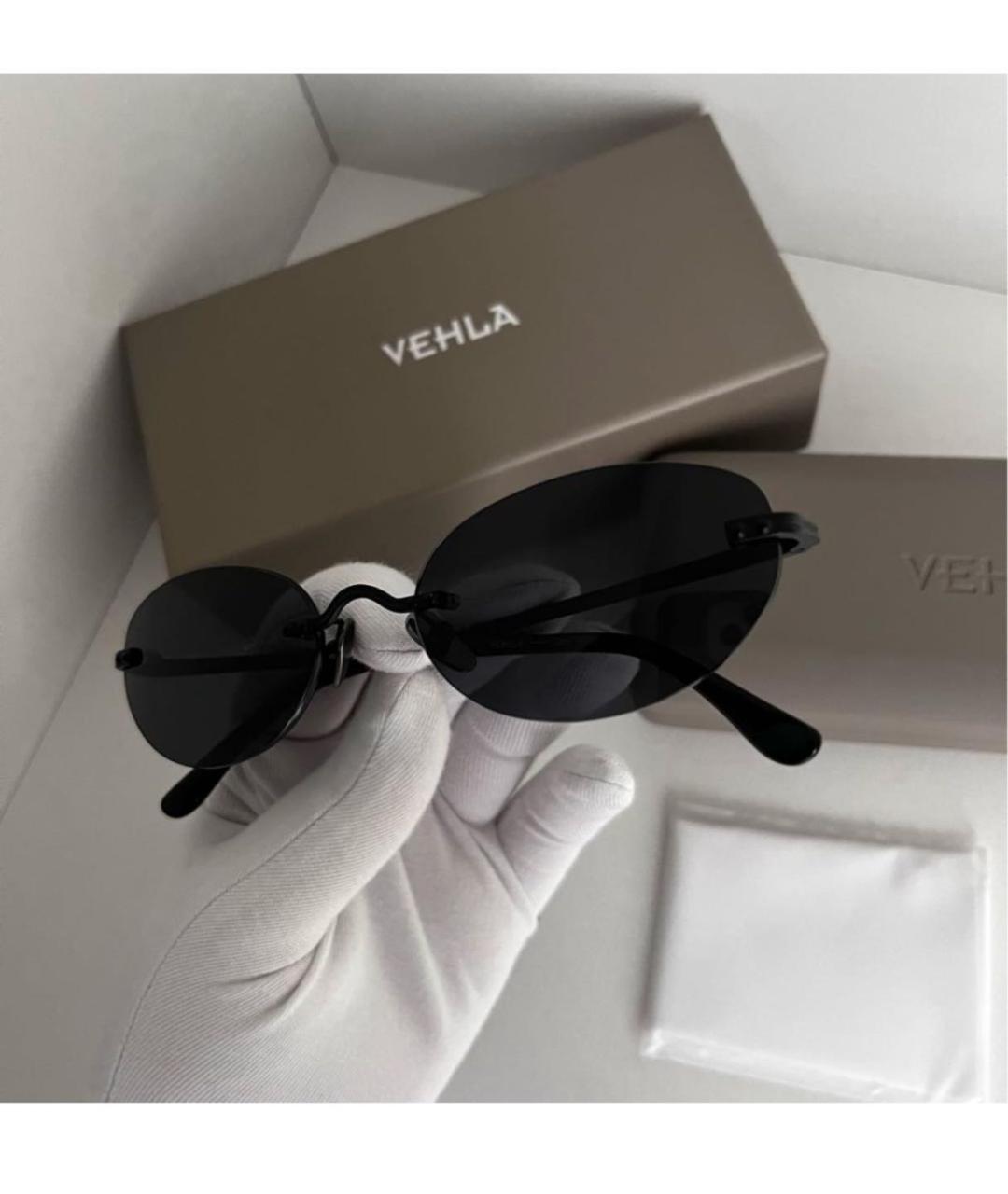 Vehla Черные металлические солнцезащитные очки, фото 5