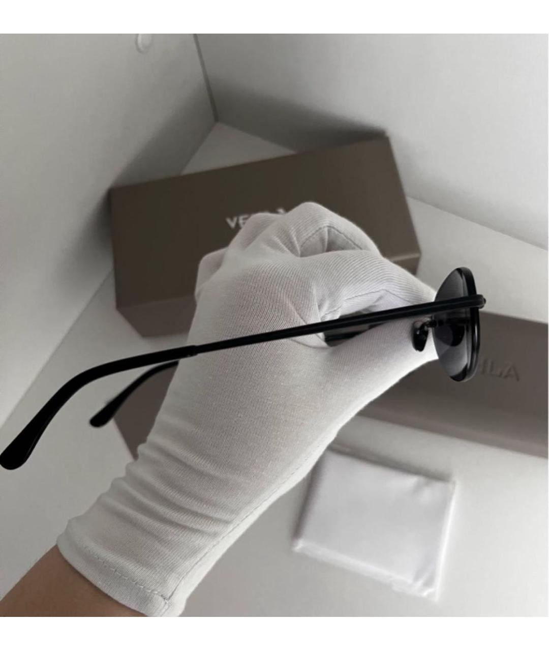 Vehla Черные металлические солнцезащитные очки, фото 4