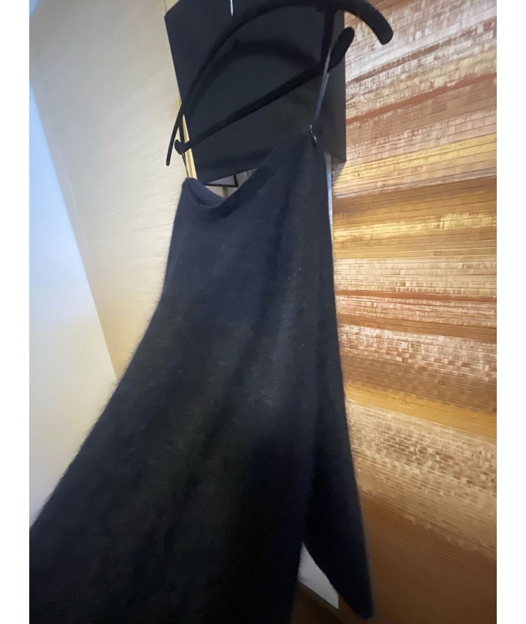 CHRISTIAN DIOR Синяя шерстяная юбка миди, фото 2