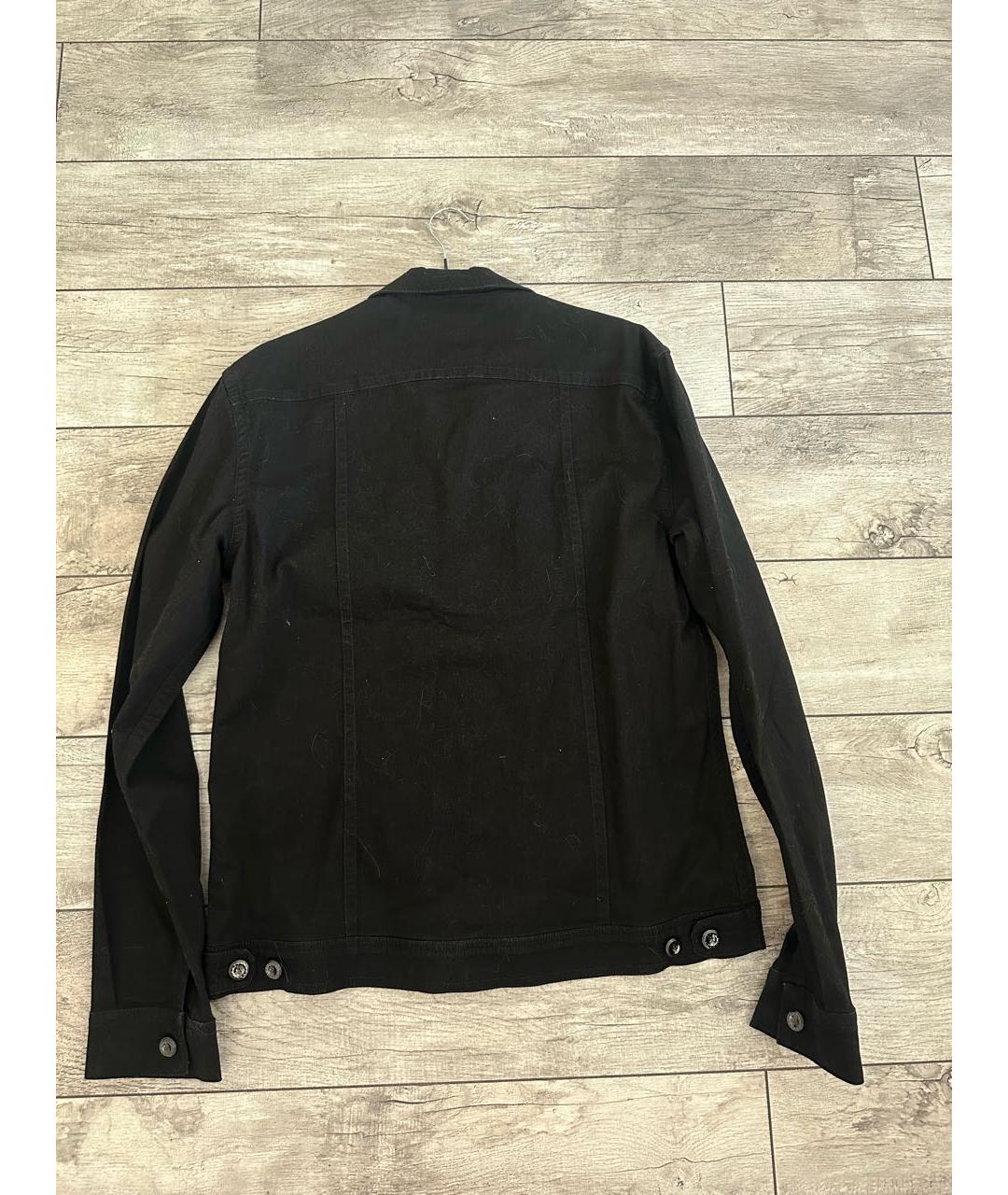 STEFANO RICCI Черная деним куртка, фото 2