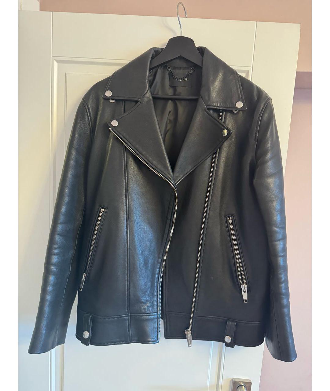 THE KOOPLES Черная кожаная куртка, фото 9