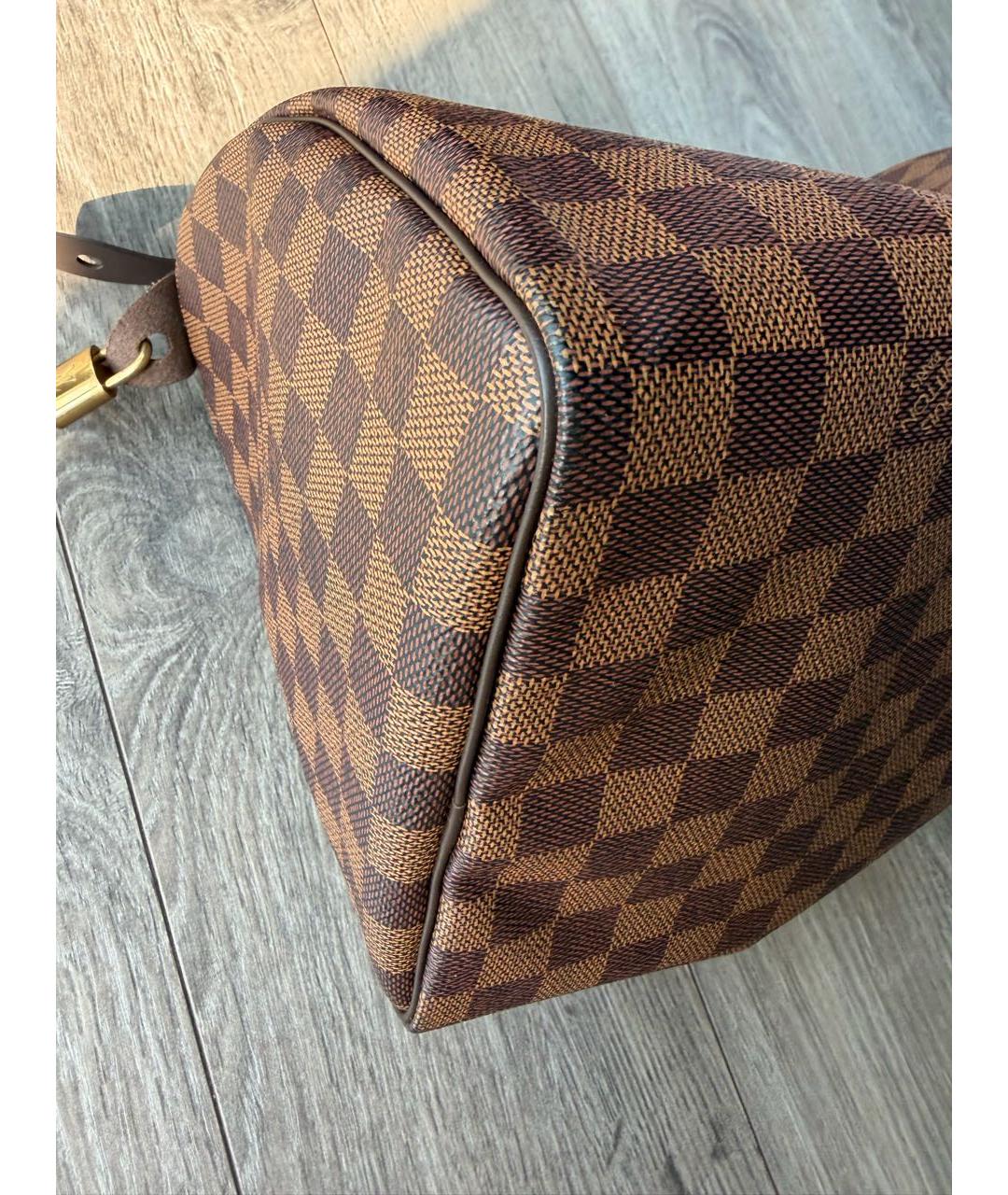 LOUIS VUITTON Коричневая сумка тоут, фото 5