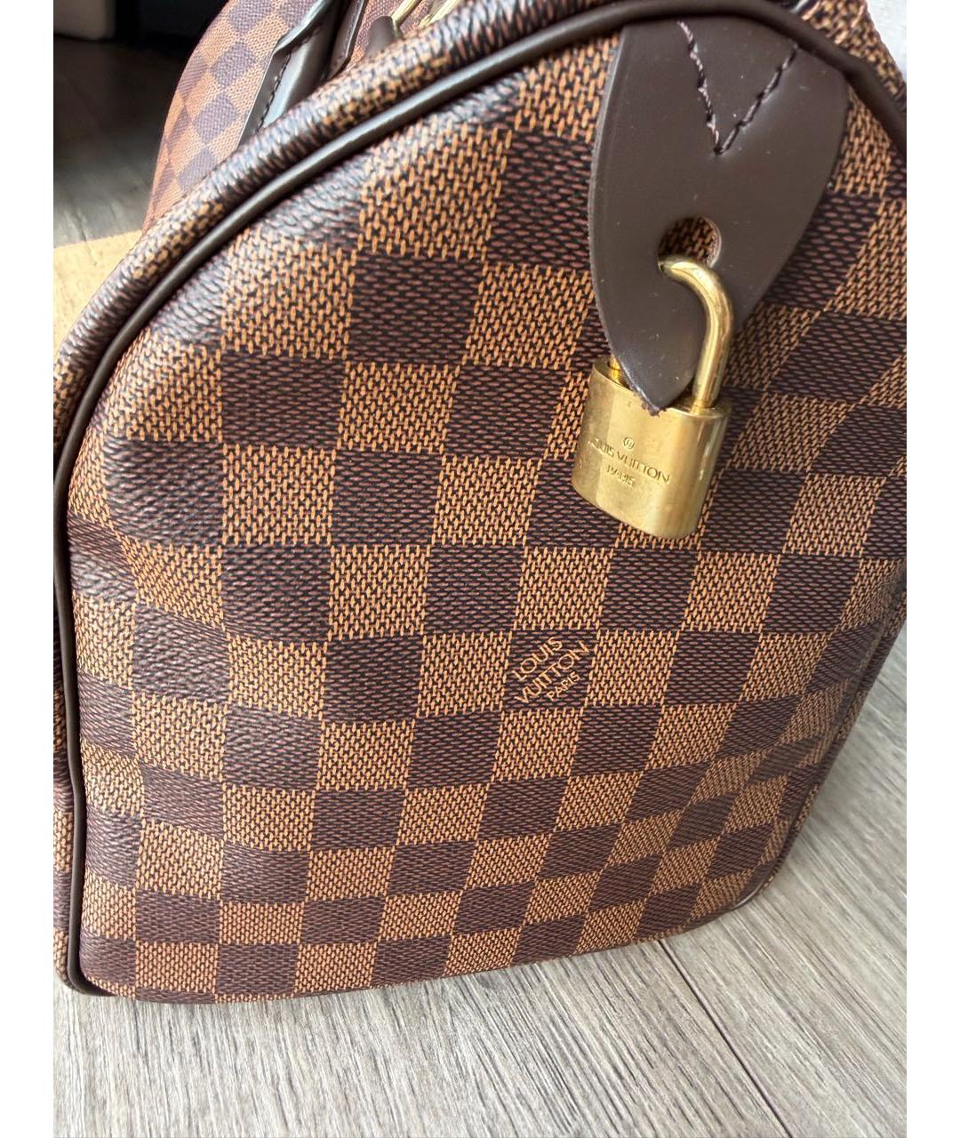 LOUIS VUITTON Коричневая сумка тоут, фото 4