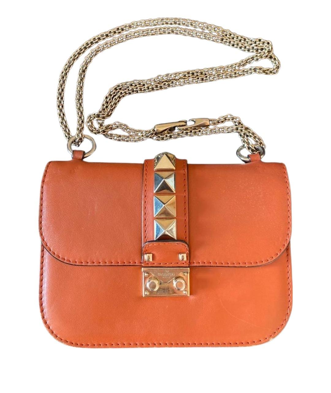 VALENTINO Оранжевая сумка через плечо, фото 1
