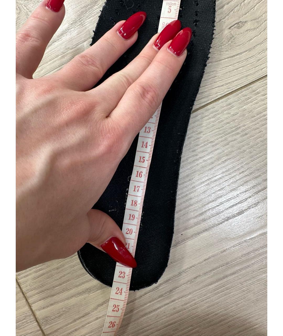 VALENTINO Черные кожаные кроссовки, фото 6