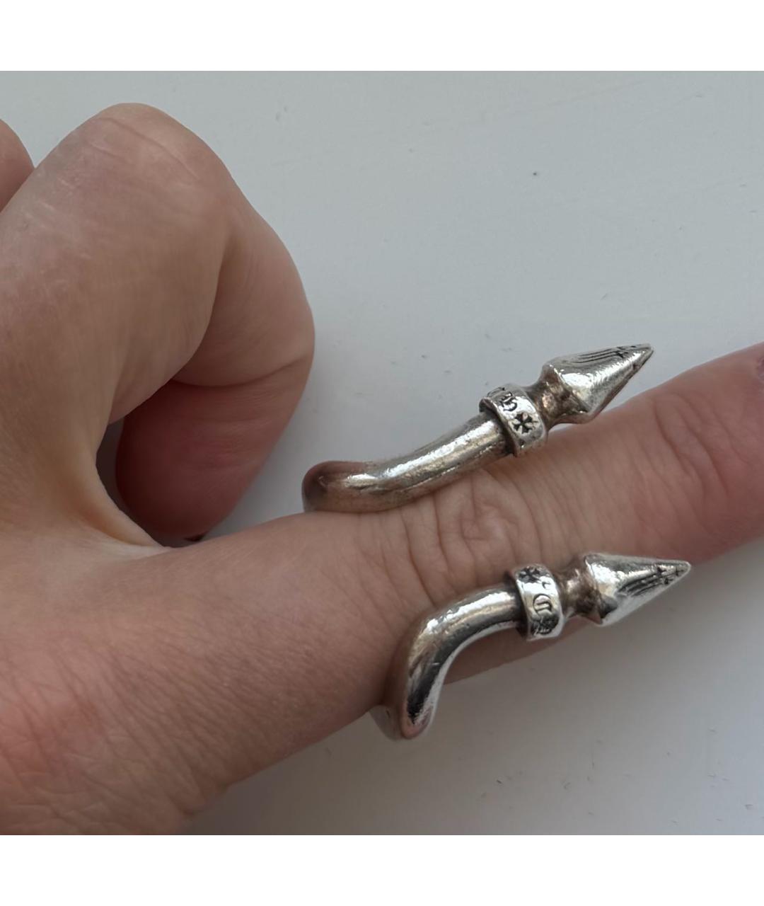 CHROME HEARTS Серебряное серебряное кольцо, фото 5
