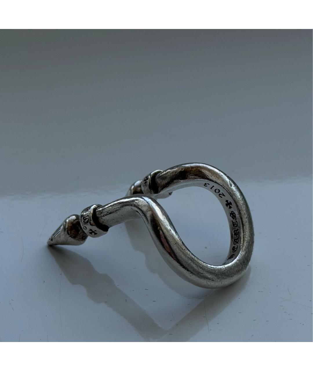 CHROME HEARTS Серебряное серебряное кольцо, фото 6