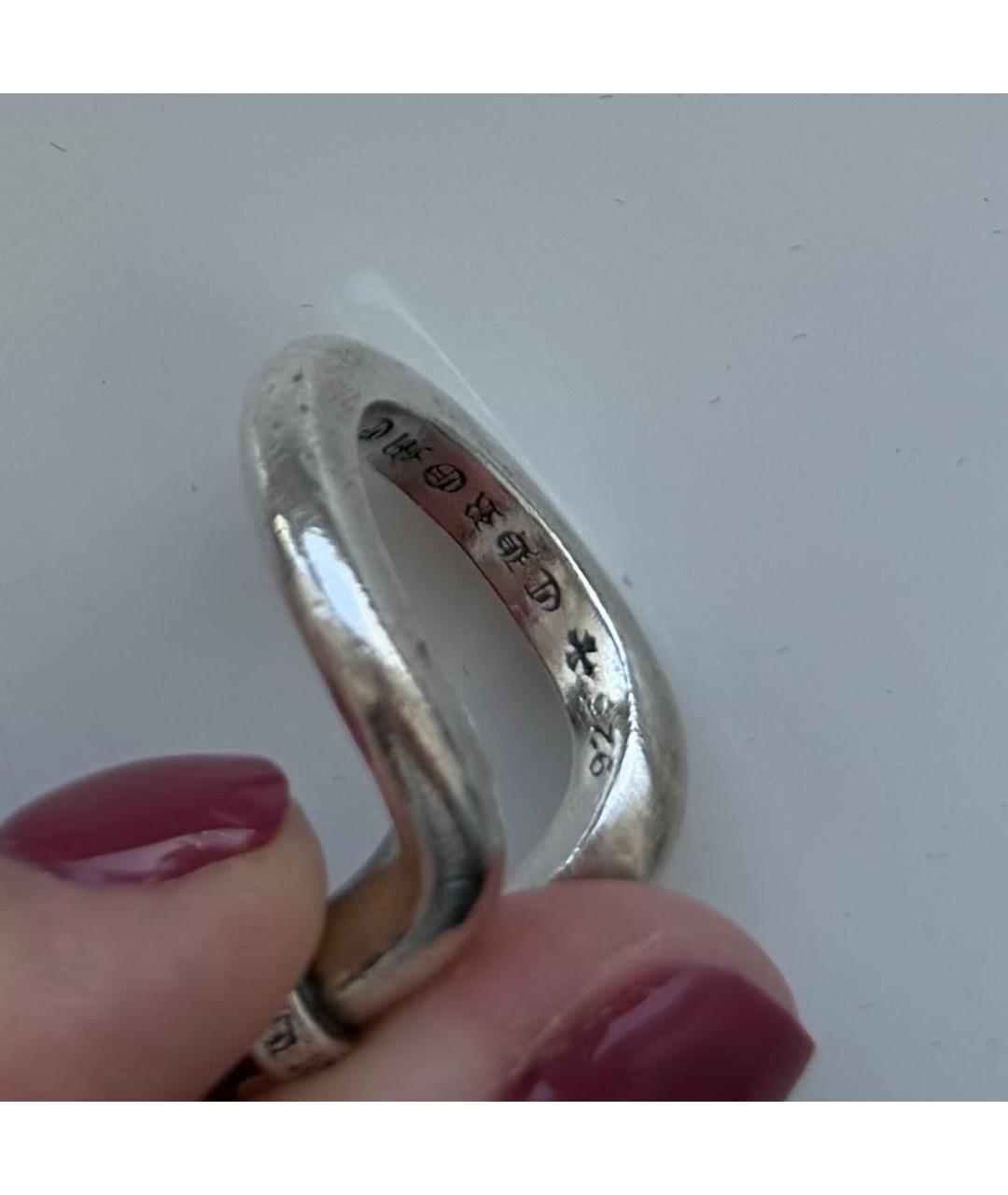 CHROME HEARTS Серебряное серебряное кольцо, фото 2