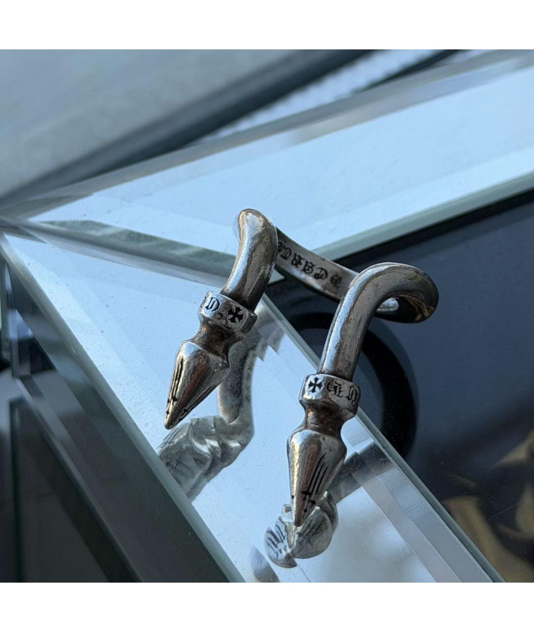 CHROME HEARTS Серебряное серебряное кольцо, фото 4