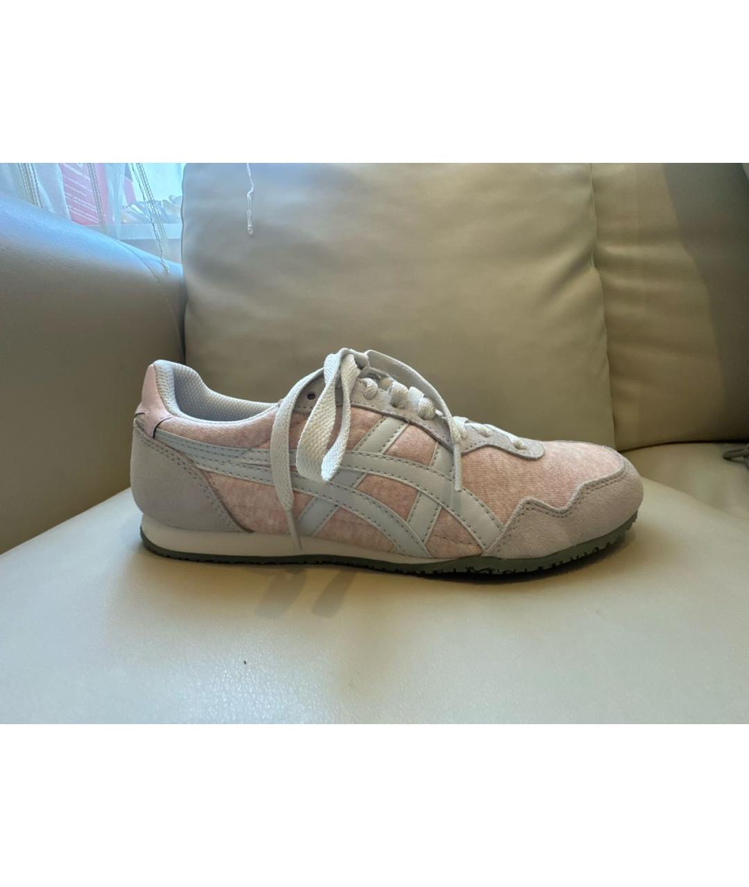 ONITSUKA TIGER Розовые текстильные кеды, фото 9