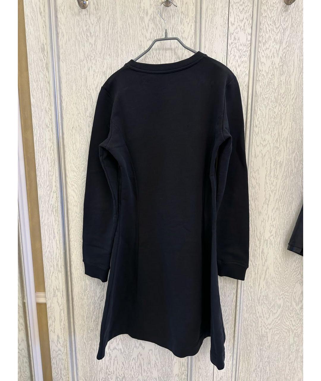 KENZO Черное хлопковое повседневное платье, фото 2