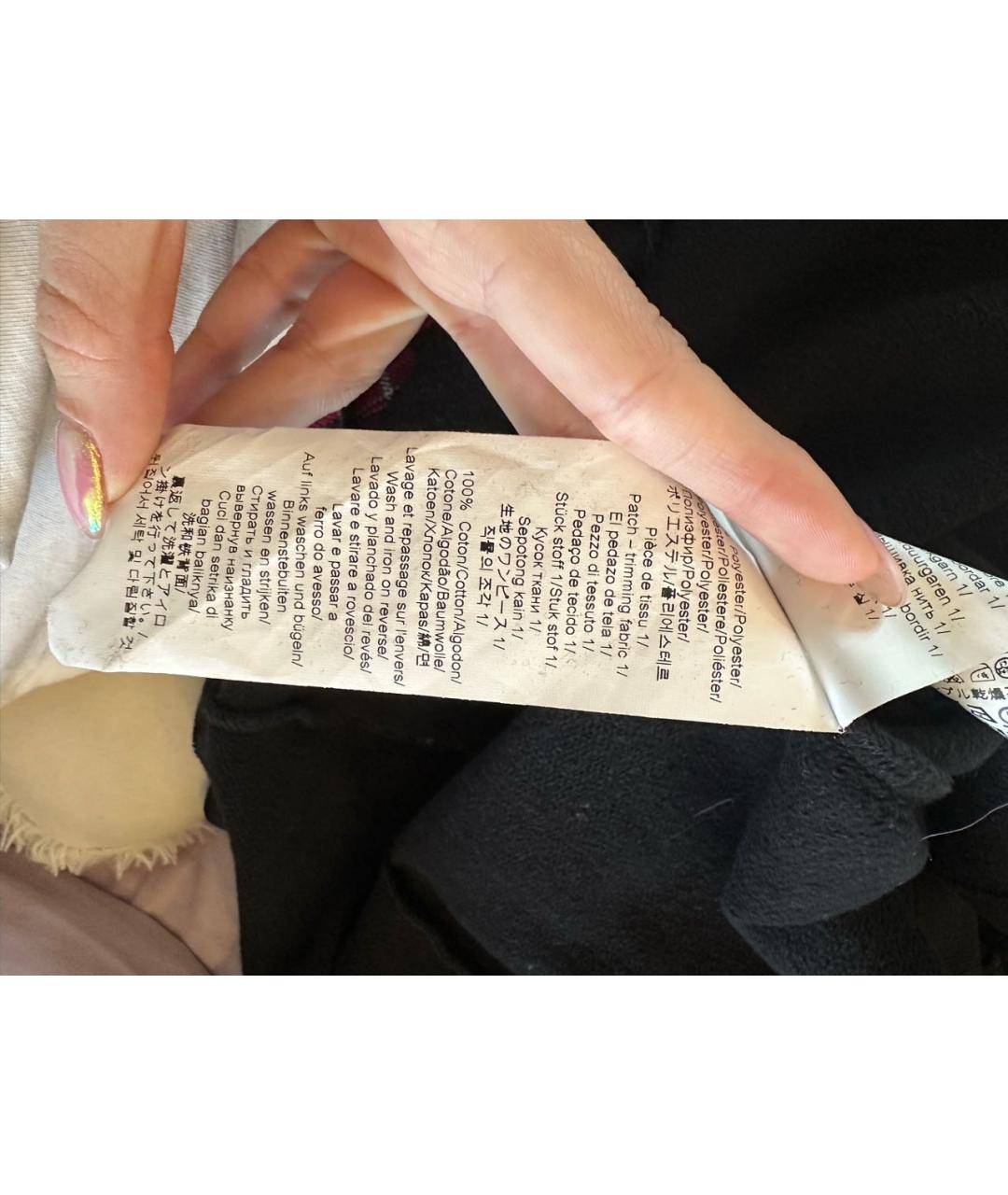 KENZO Черное хлопковое повседневное платье, фото 7