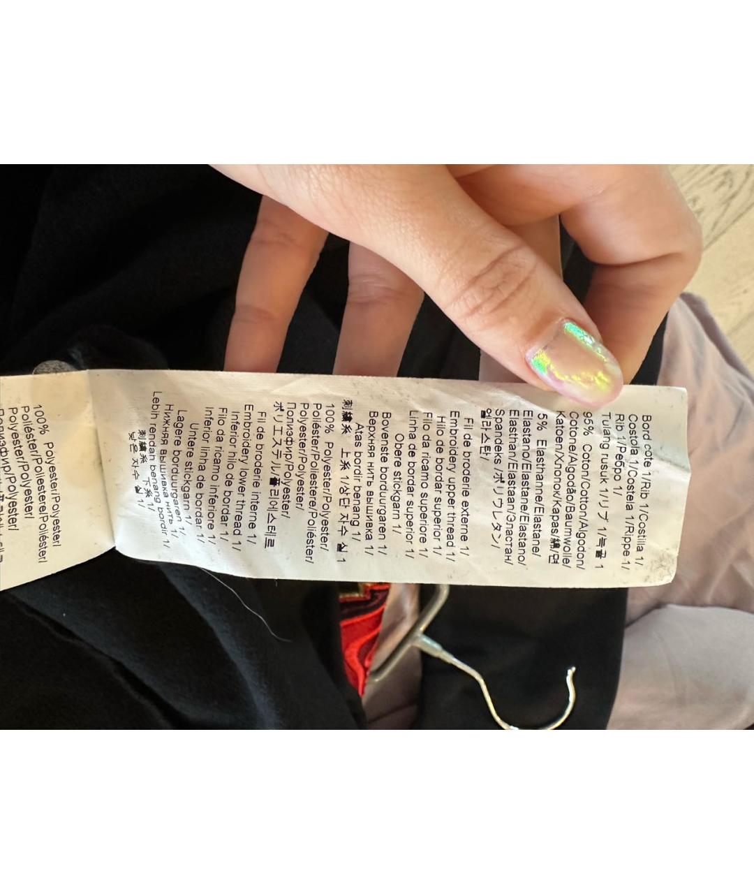 KENZO Черное хлопковое повседневное платье, фото 6