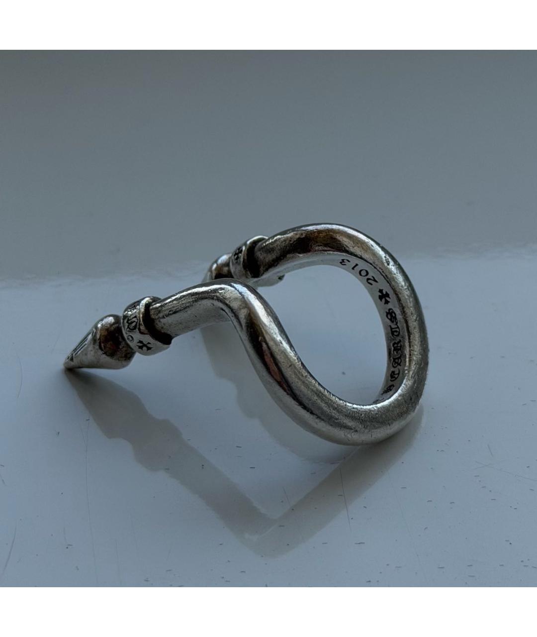 CHROME HEARTS Серебряное серебряное кольцо, фото 3