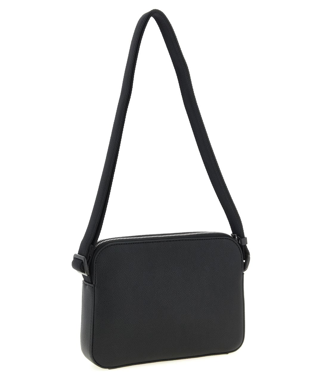 HUGO BOSS Черная сумка на плечо из искусственной кожи, фото 2