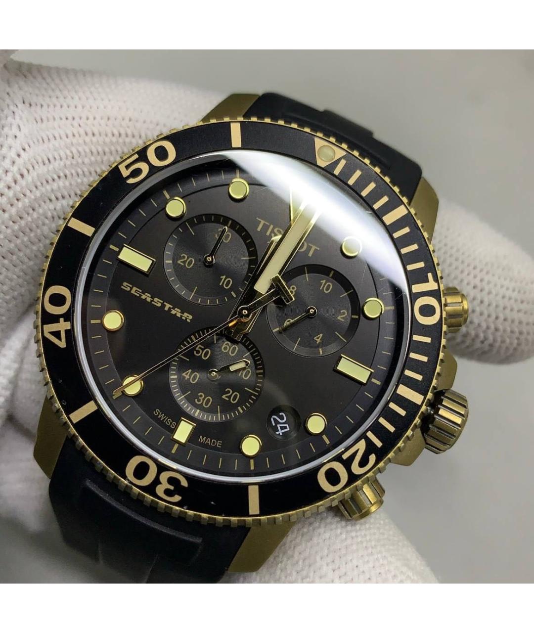 TISSOT Золотые часы, фото 6