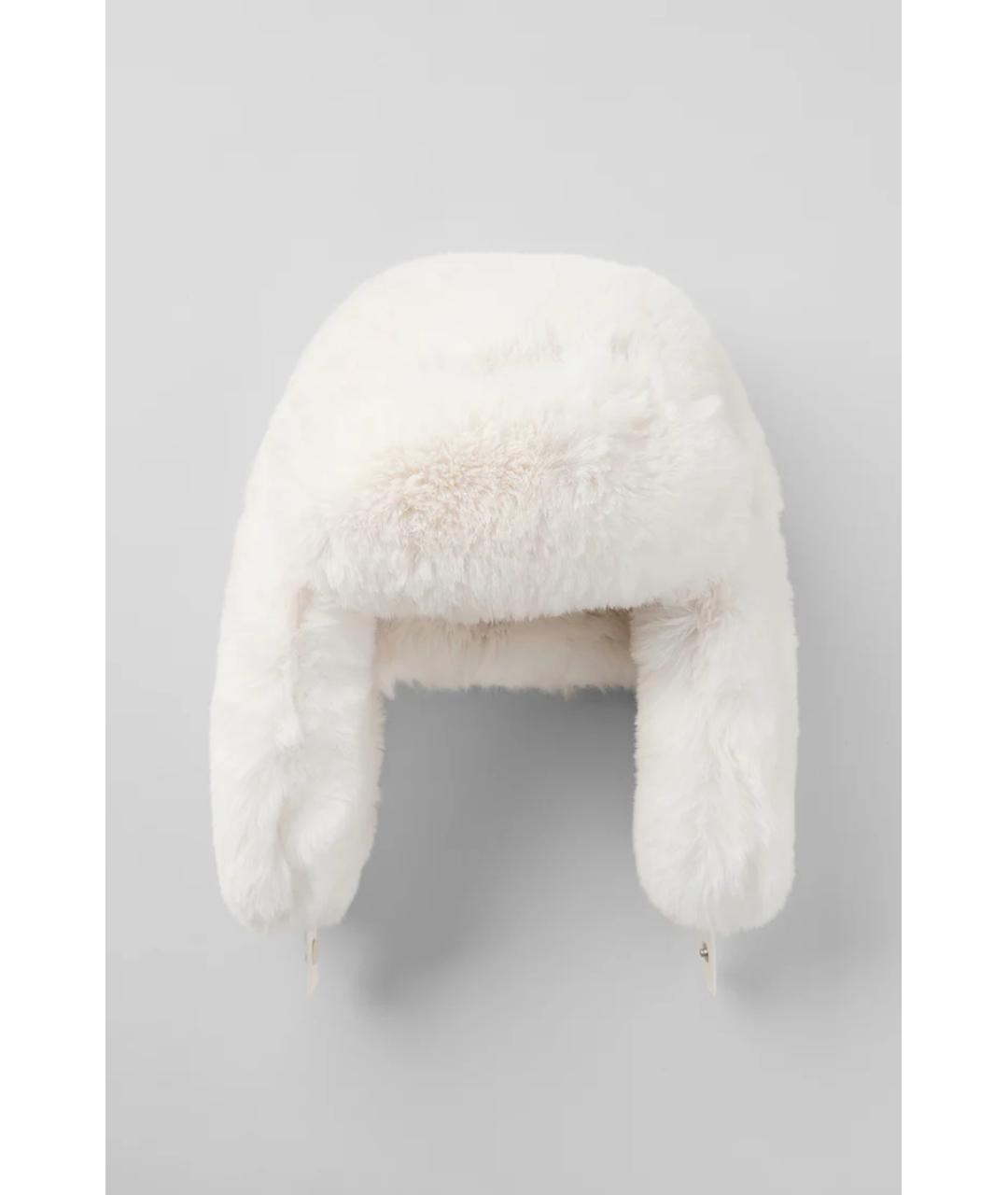 ALO YOGA Белая шапка, фото 3