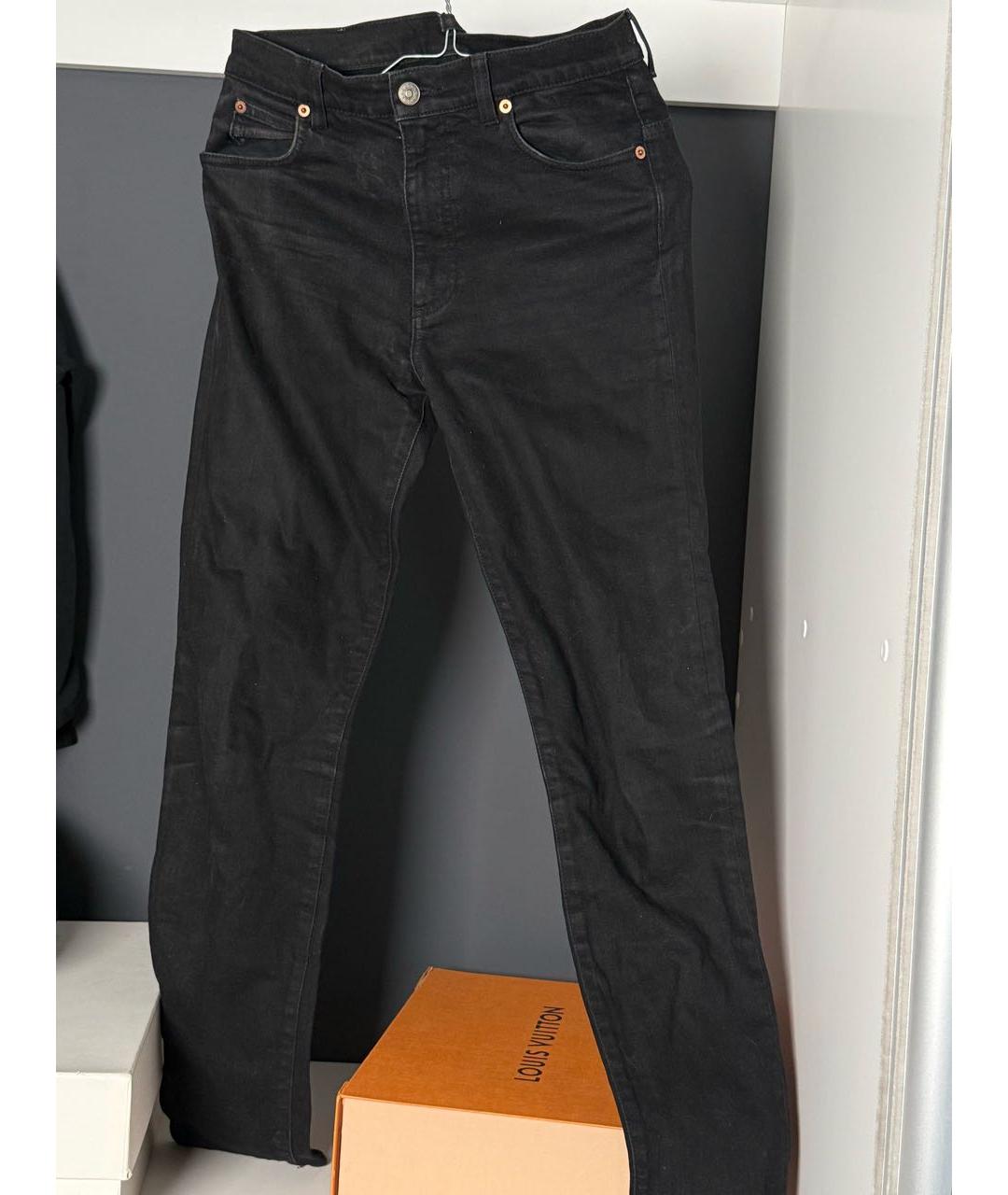 GUCCI Черные хлопковые джинсы скинни, фото 5